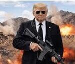 Donald Trump shares photo of himself holding gun, threatening Iran with urgent talks on tough nuclear deal