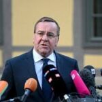 German Defense Minister Boris Pistorius